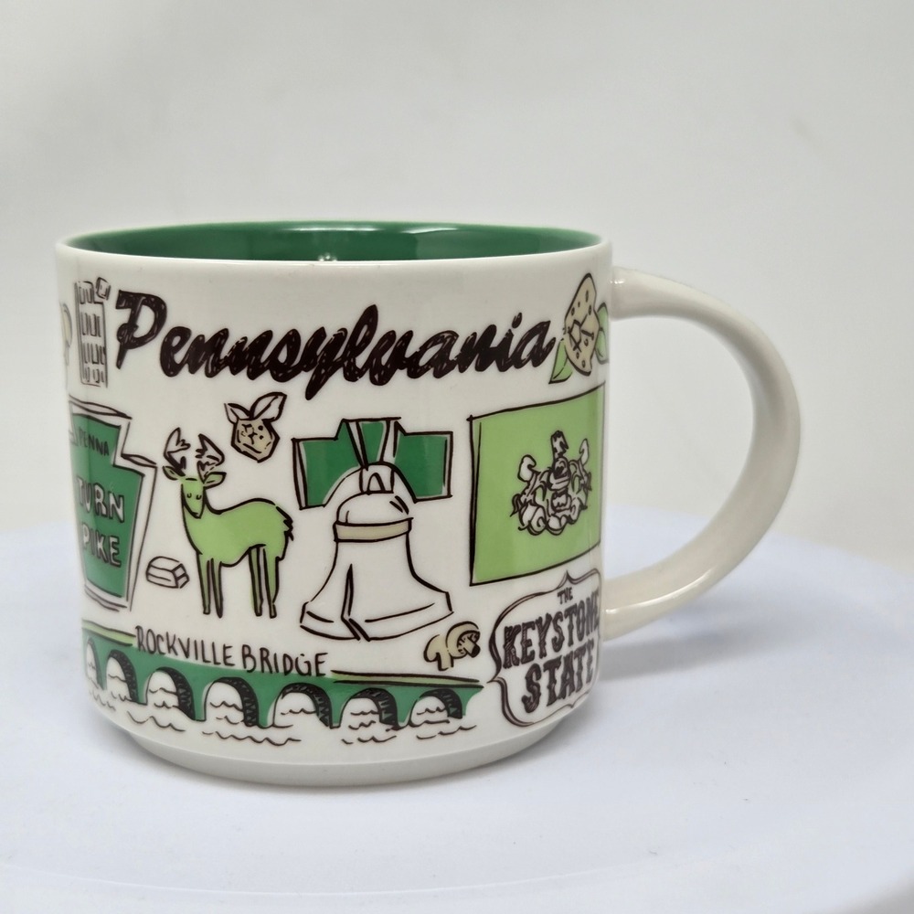 Starbucks Been There Series Pennsylvania Mug 14oz Across The Globe Collection